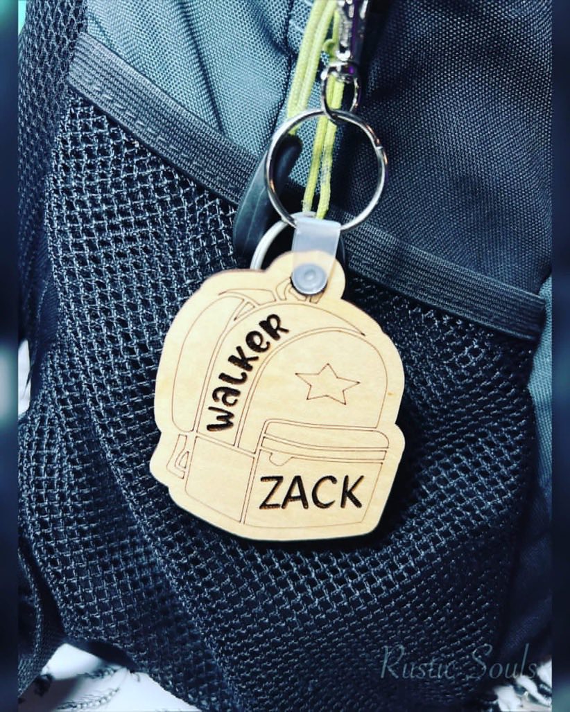 Custom Backpack Charm | Back to School Essentials