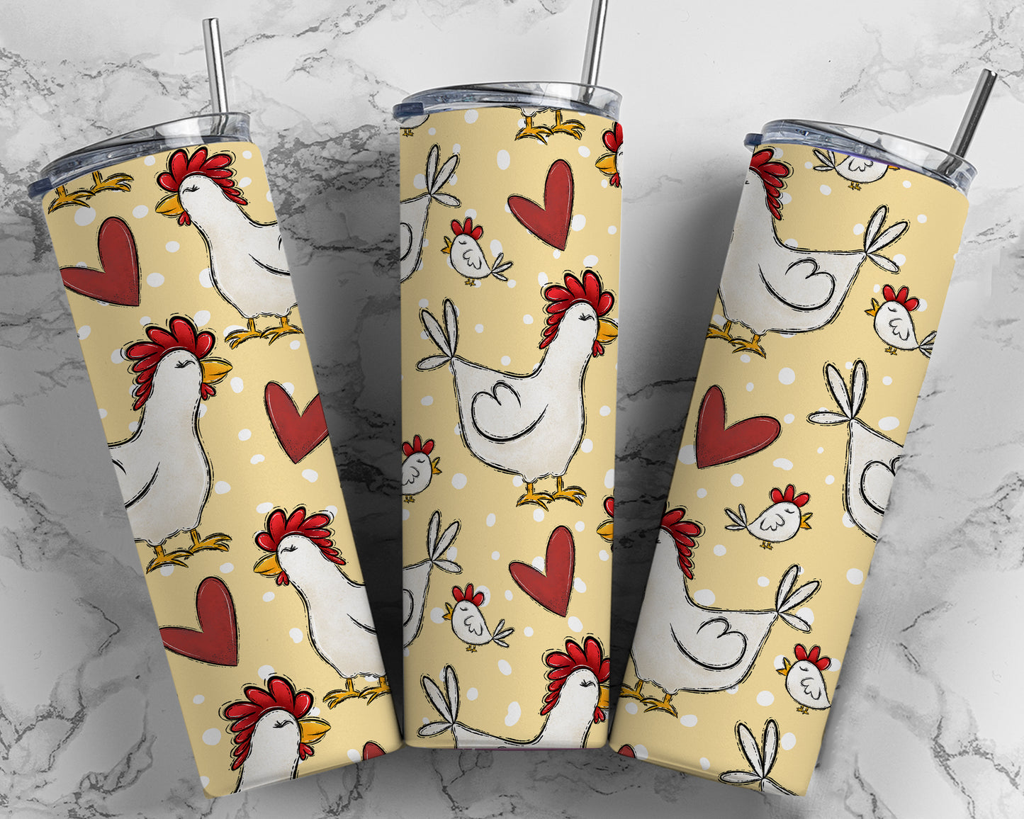 Cute Chicken Tumblers | Just A Girl Who Loves Chickens | 20oz Tumblers