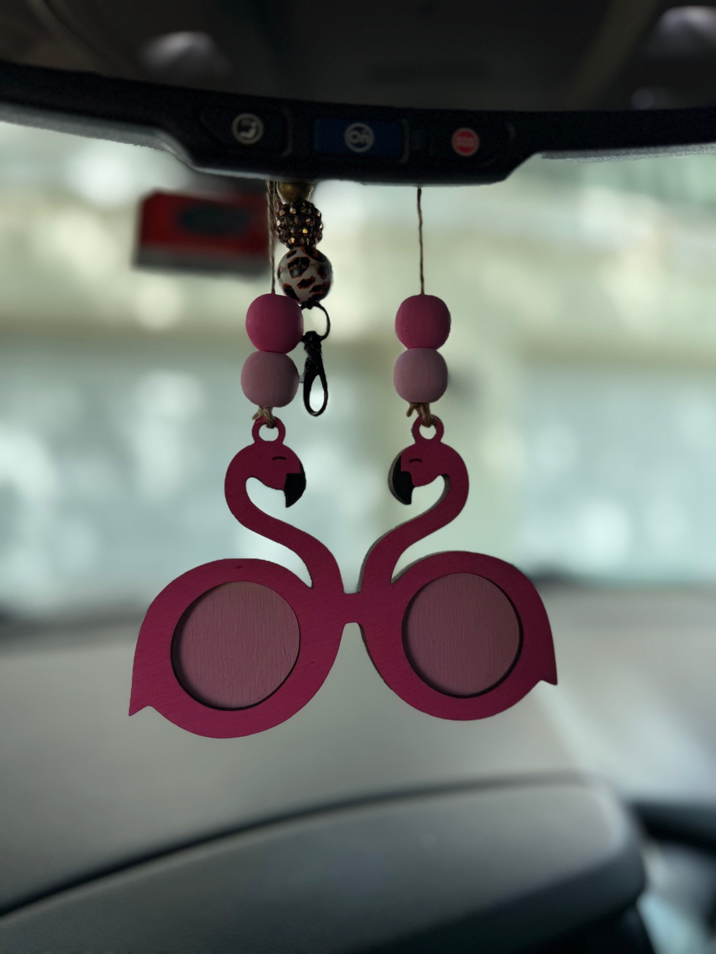 Florida Edition Car Charm | Flamingo Car Charm | Car Accessories | Pineapple Car Charm
