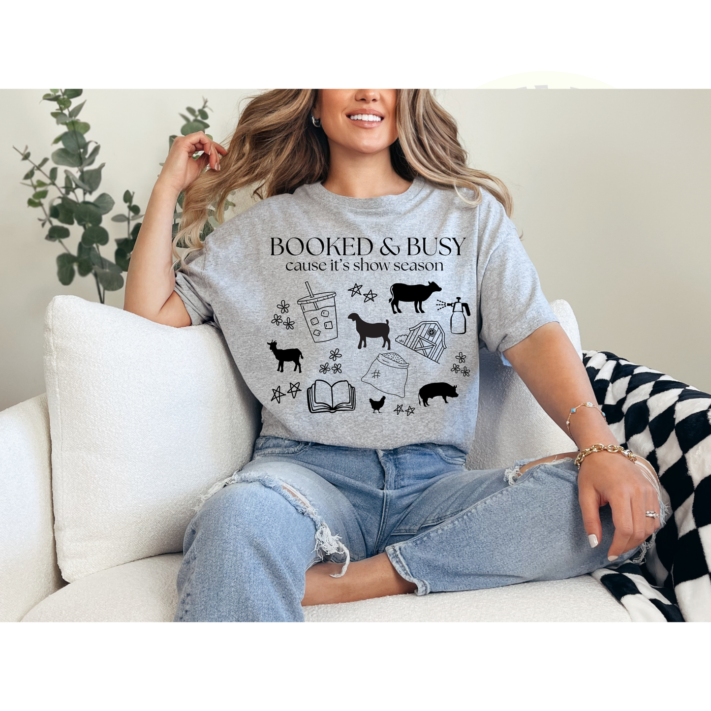 Booked & Busy Show Season Tee