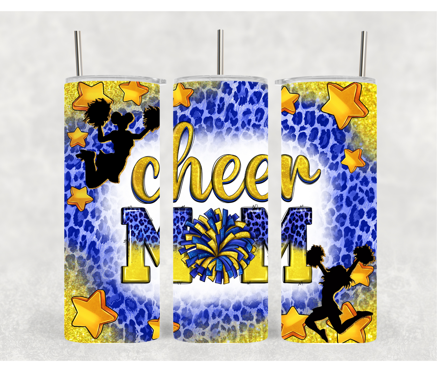 Cheer Mom Tumblers | School Spirit | Sports Mom | 20oz Tumblers