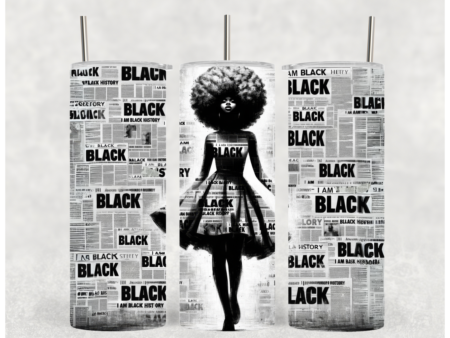Black Culture Tumblers | Juneteenth Tumblers | Black History Tumblers | 20oz Tumblers