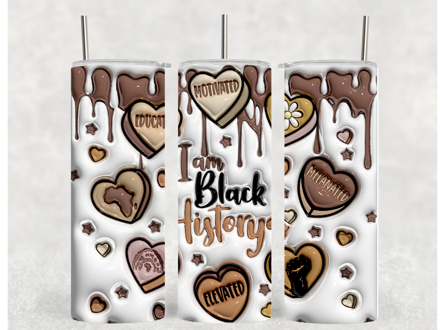 Black Culture Tumblers | Juneteenth Tumblers | Black History Tumblers | 20oz Tumblers