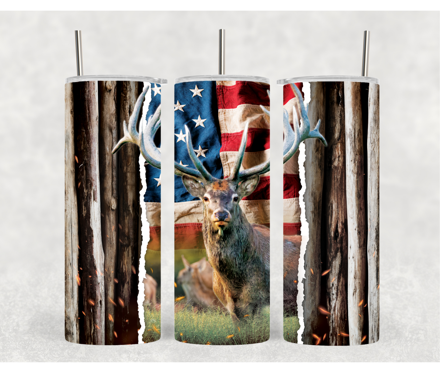 Hunting Tumblers | Huntsman| 20oz Straight Tumblers | Gift For Him | Deer Tumblers