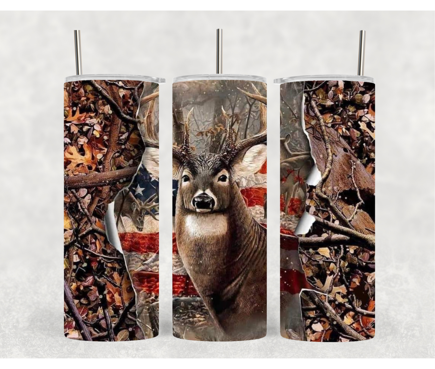 Hunting Tumblers | Huntsman| 20oz Straight Tumblers | Gift For Him | Deer Tumblers