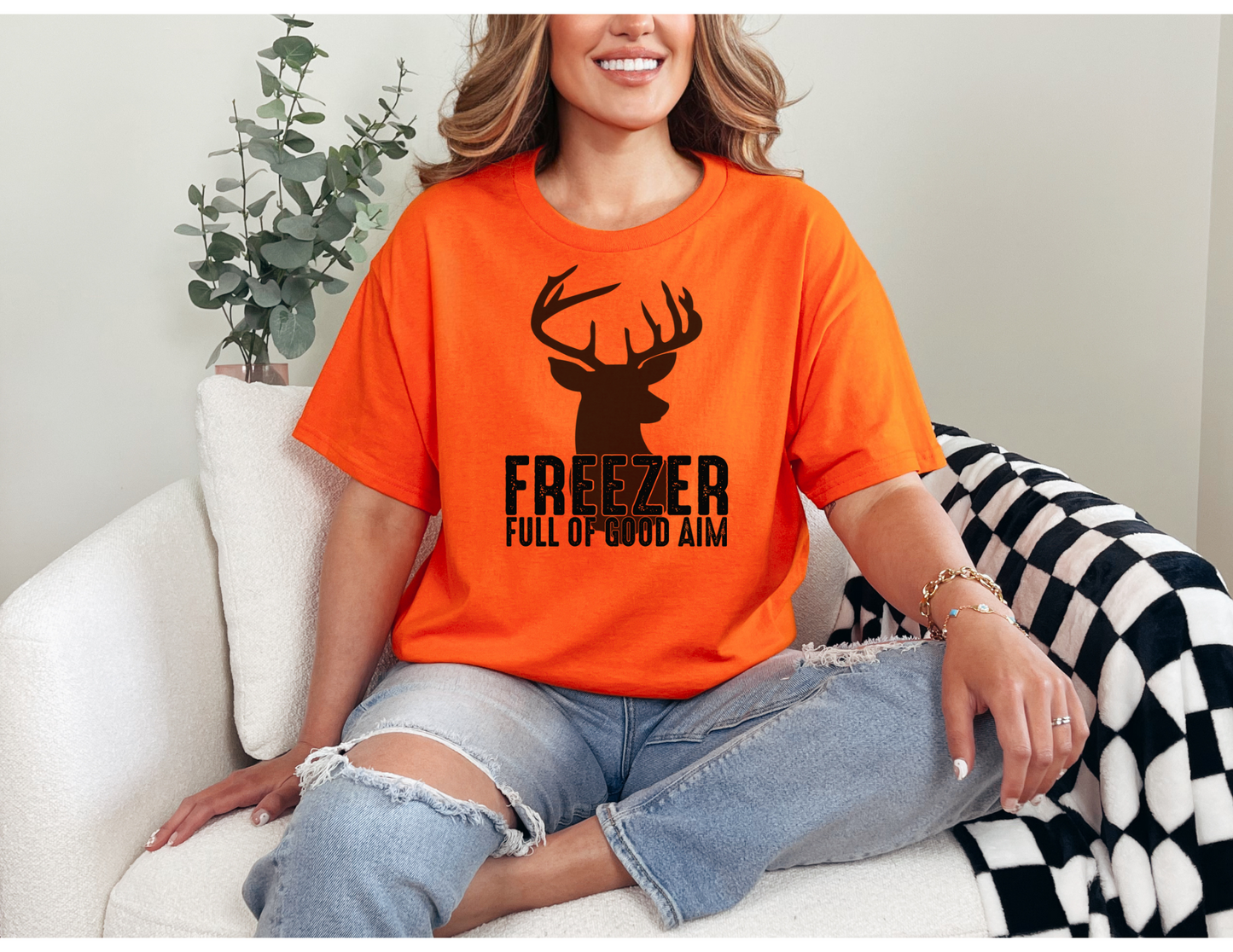 Freezer Full of Good Aim | Hunting Teesm | DTF Designs