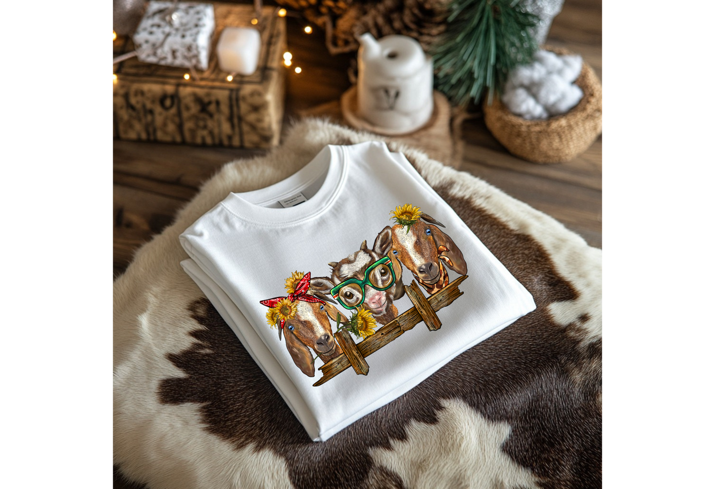 Goat Shirt | Cute Goat Designs | Farmer Shirts | Sublimation Designs