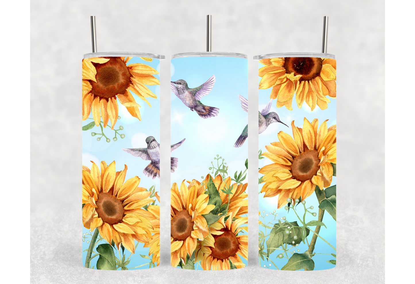 Sunflower Tumblers | 20oz Tumblers | Cute Sunflowers Tumblers