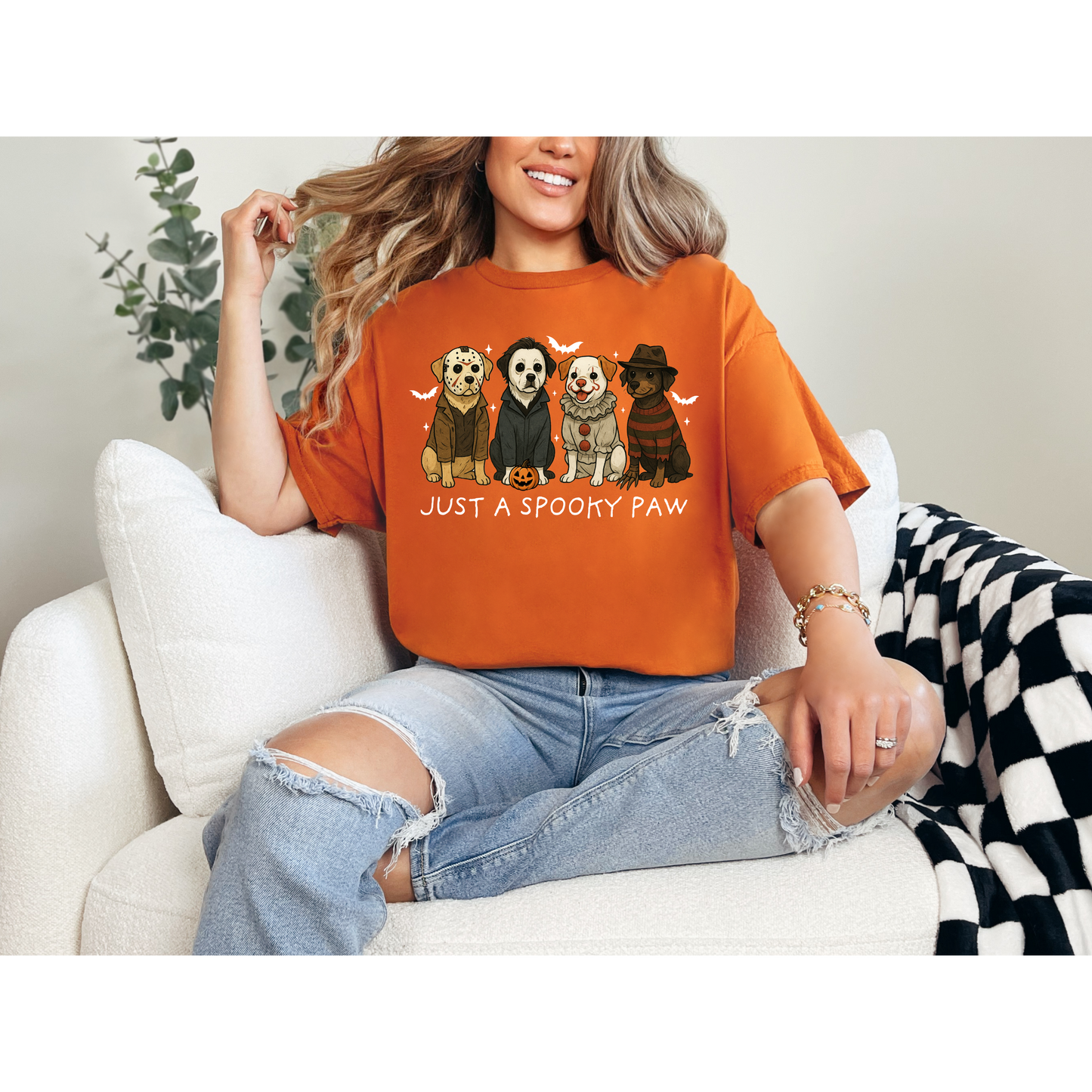 Spooky Dog T-Shirt | Halloween Doggie| DTF Design