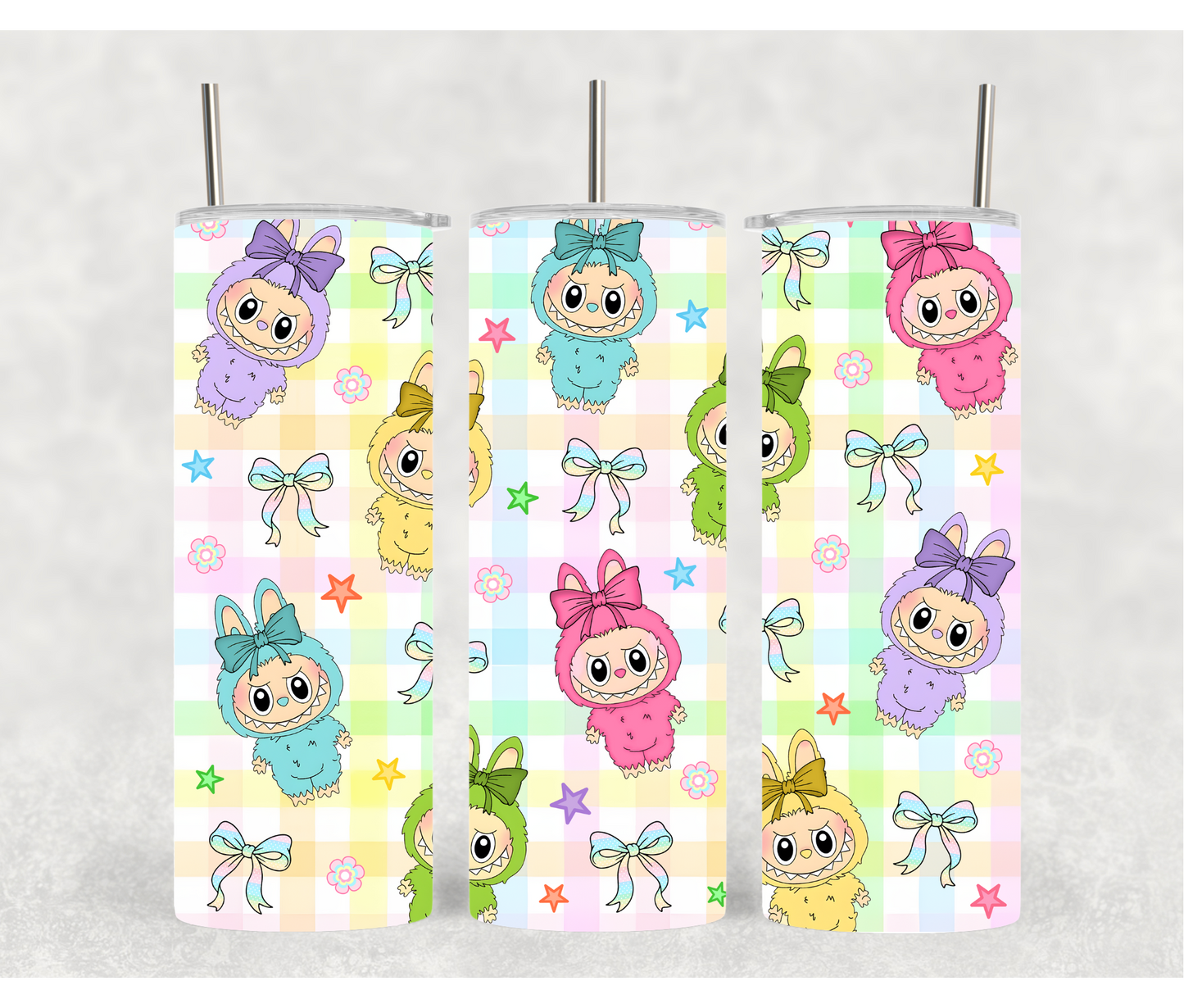 Cute Crazy Doll Tumbler | La Bubus | 20oz Tumblers