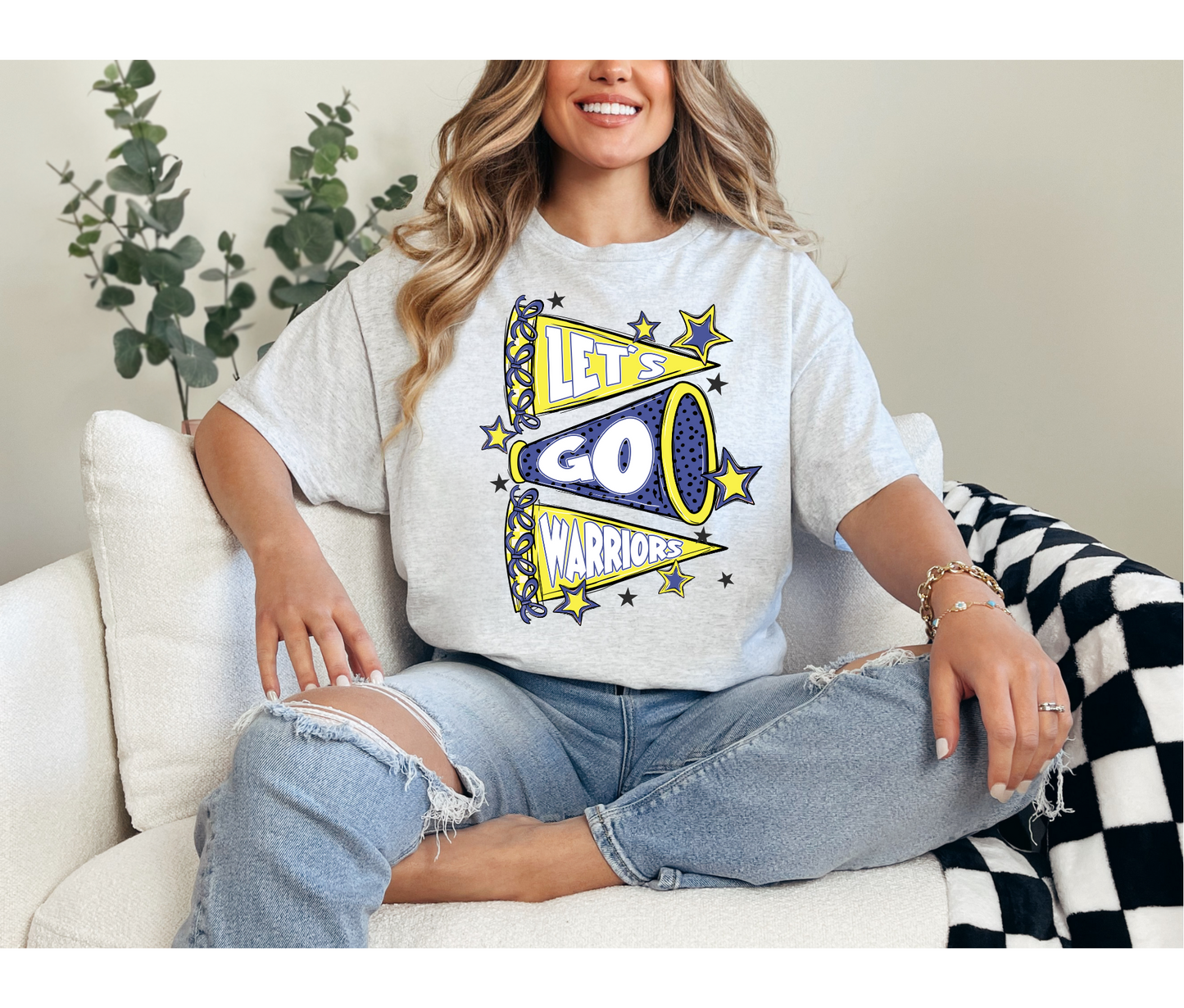 Let's Go Team Tees | Let's Go School Spirit | Let's Go Sports Team | DTF Designs