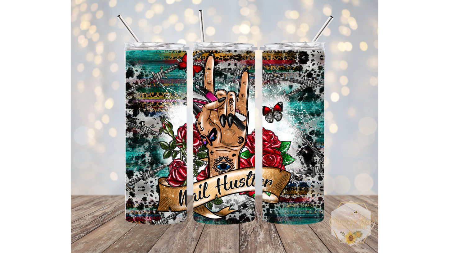 Small Business Tumblers | Esthetician Tumblers | Hair Stylist Tumblers | Mother Hustler Tumblers | Nail Tech Tumblers | Lash Hustler | 20oz Tumblers