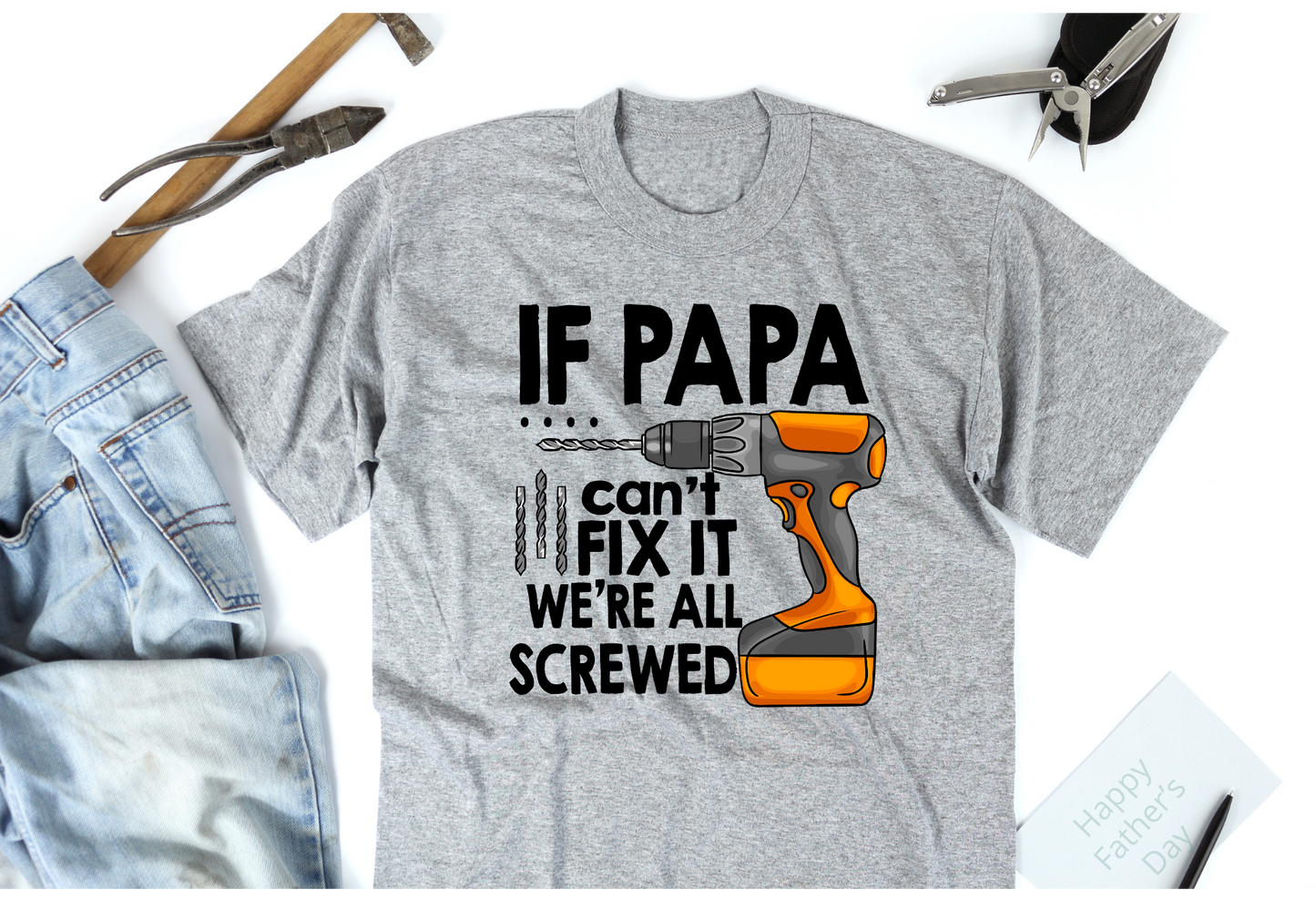 Fathers Day Shirts | Papa TShirts | PAPA The Man The Myth The Legend | Reel Cool Papa | Papa Can Fix It | My Favorite People Call Me Papa | Direct to Film Design