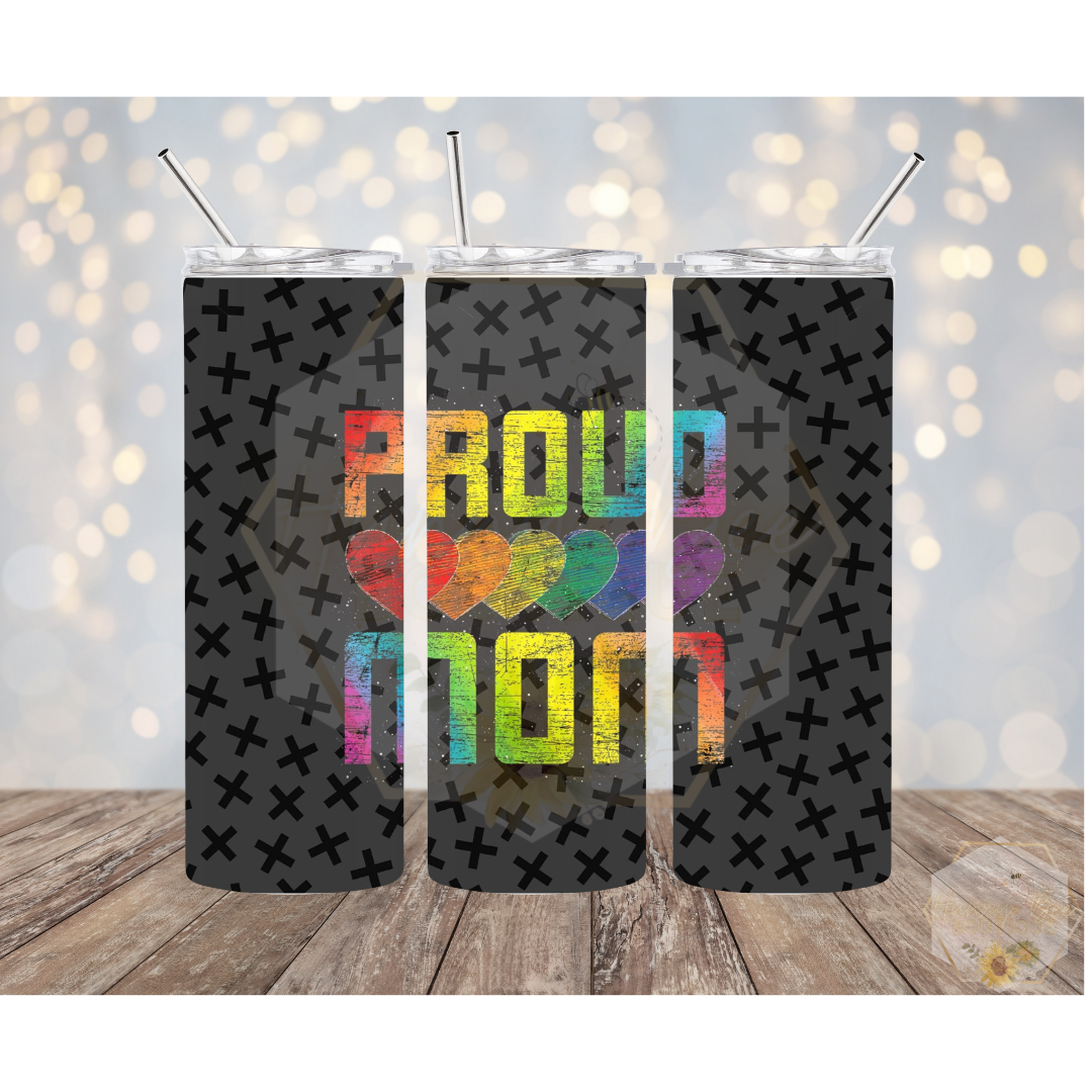 Love is Love | Proud Mom | Pride Tumblers | 20oz Tumblers