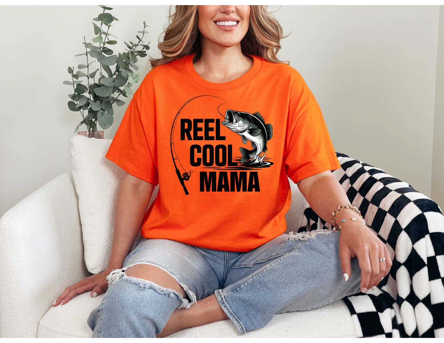 Reel Cool Mama | Fishing Shirt | DTF Design