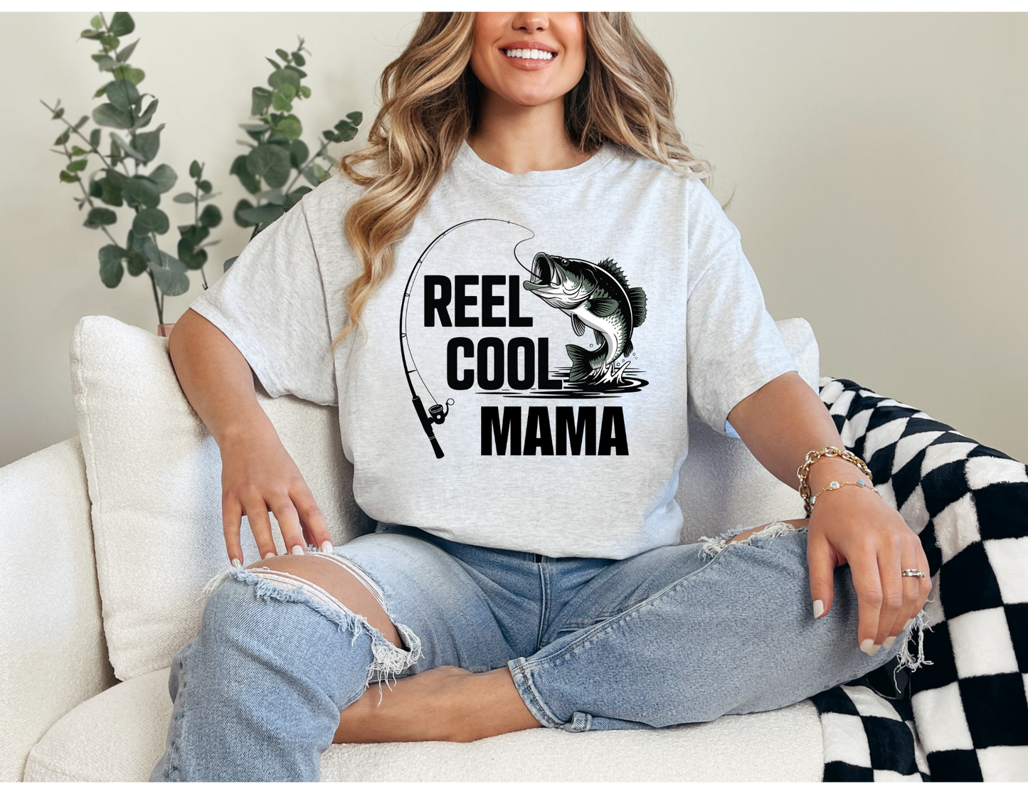 Reel Cool Mama | Fishing Shirt | DTF Design
