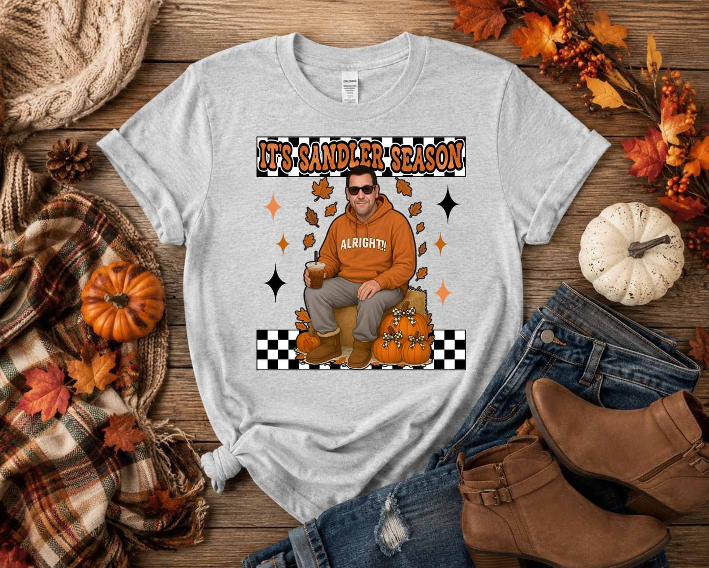 Sandler Season Shirt or Sweatshirt | Sandler Mom Tee | Funny Fall Movie Inspired Graphic Shirt