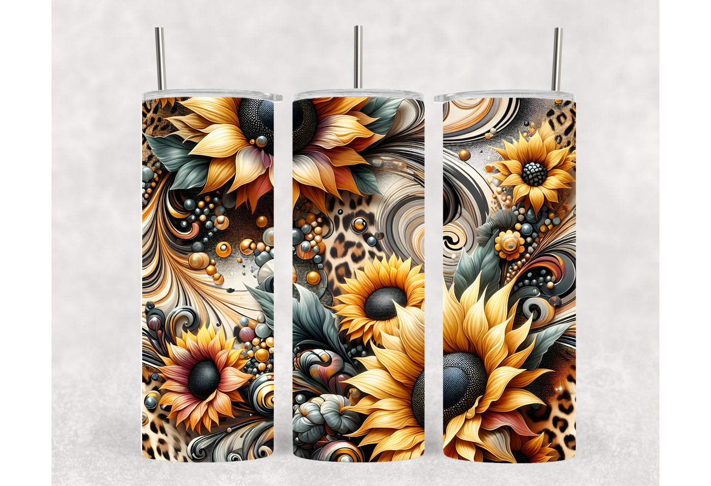 Sunflower Tumblers | 20oz Tumblers | Cute Sunflowers Tumblers