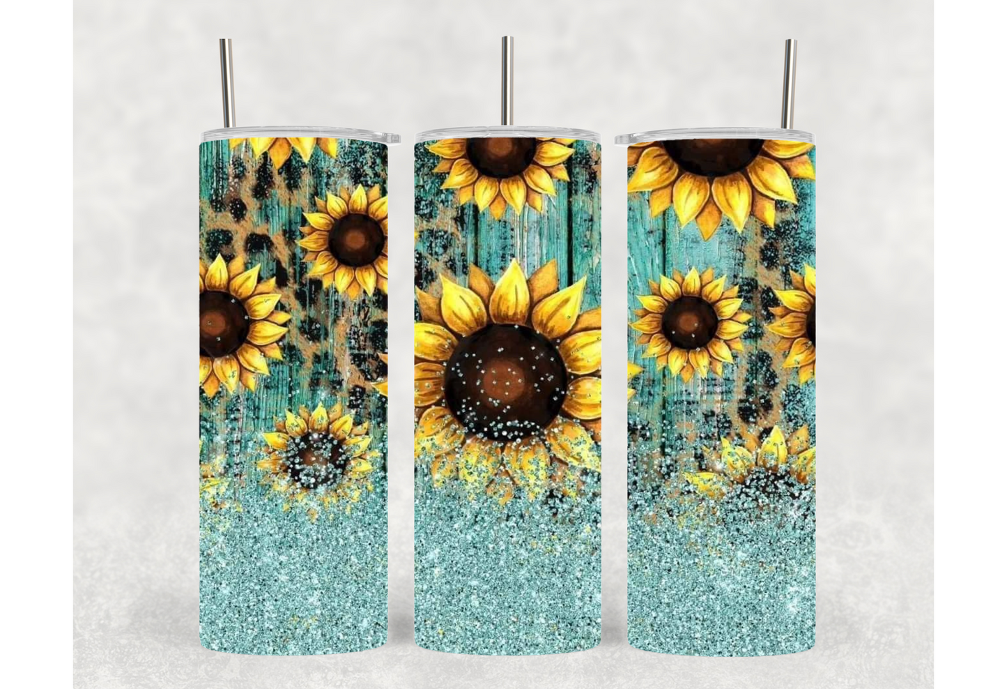 Sunflower Tumblers | 20oz Tumblers | Cute Sunflowers Tumblers