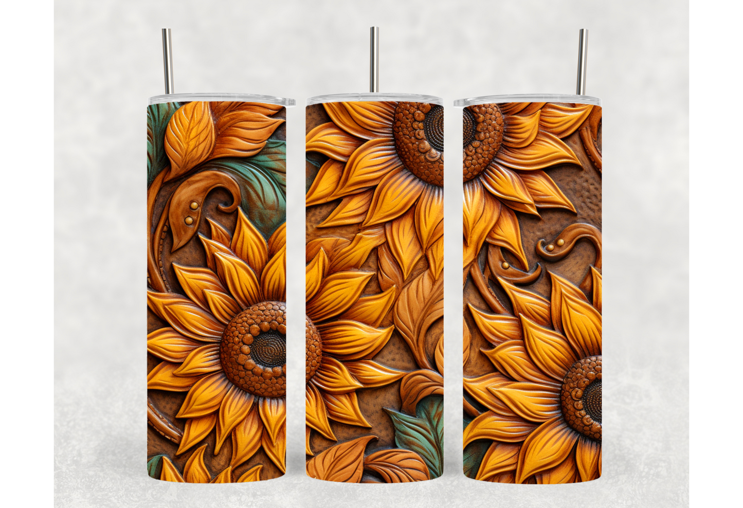 Sunflower Tumblers | 20oz Tumblers | Cute Sunflowers Tumblers