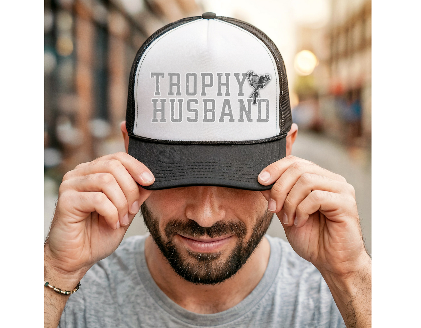 Trophy Husband Hat | Funny Trucker Hats