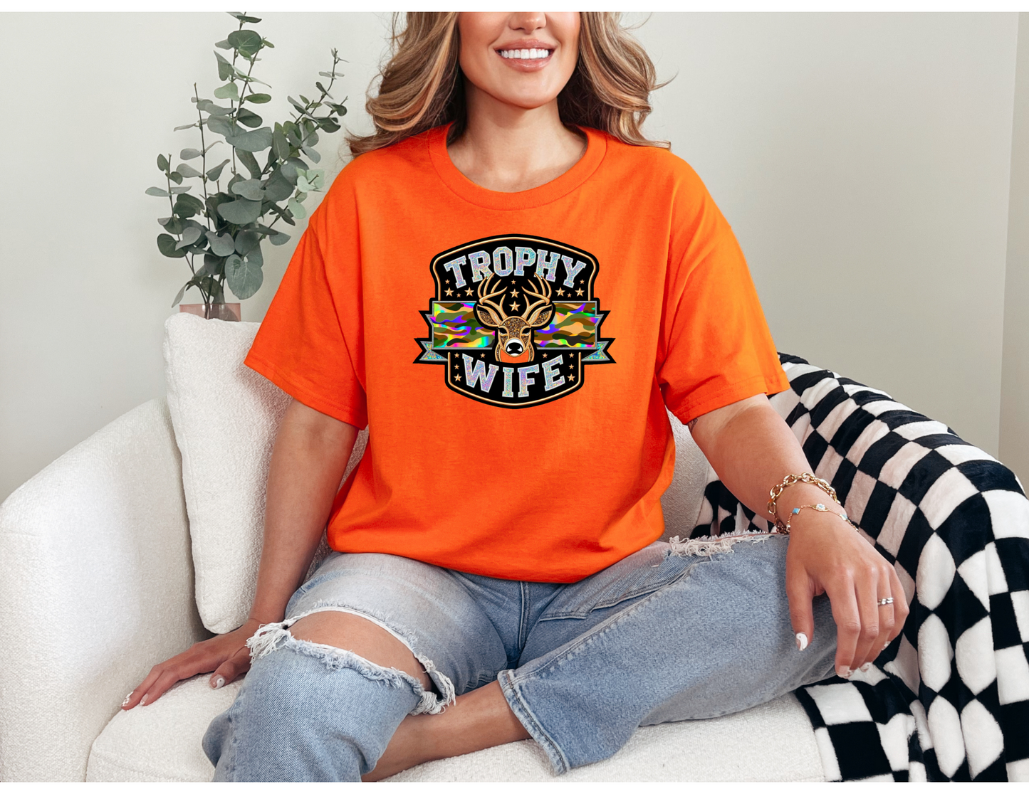Hunt Wife | Abandoned Hunting Wives Social Club | Hunting Tees | DTF Designs
