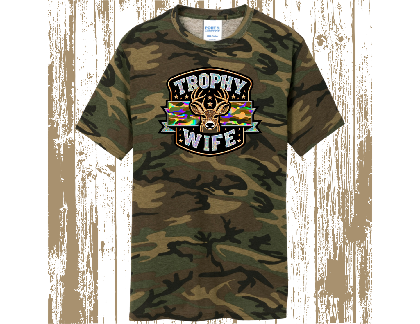 Hunt Wife | Abandoned Hunting Wives Social Club | Hunting Tees | DTF Designs