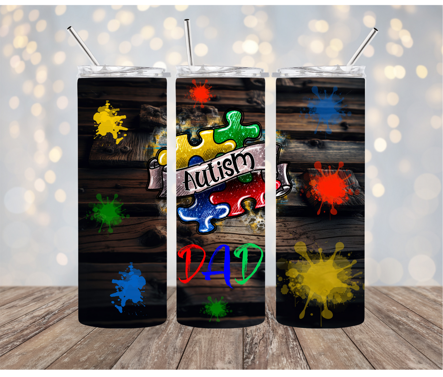 Autism Awareness Tumblers | Autism Mom | Autism Dad | Be Kind | 20oz Tumblers