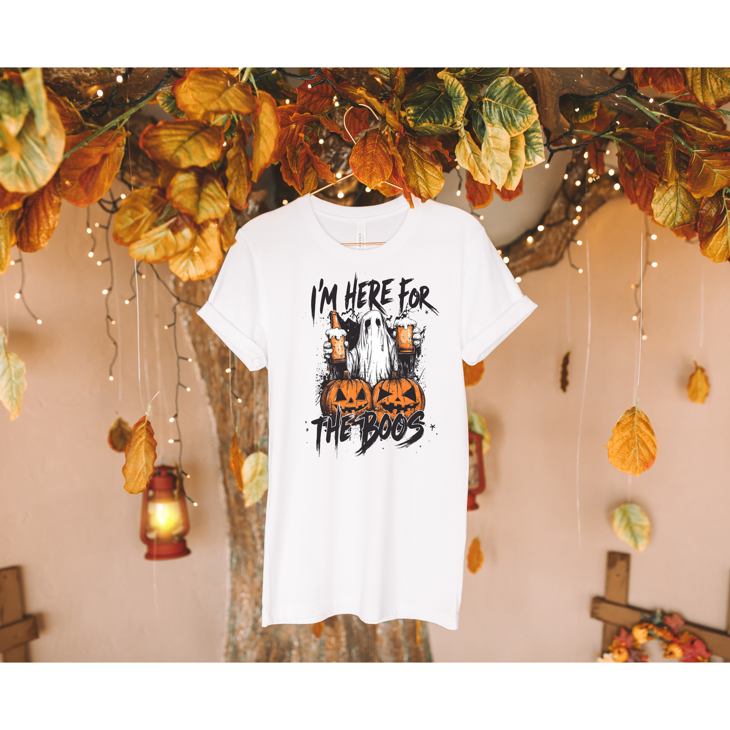 Here For The Boos Shirt | Spooky Tees | Halloween Tees | DTF Designs