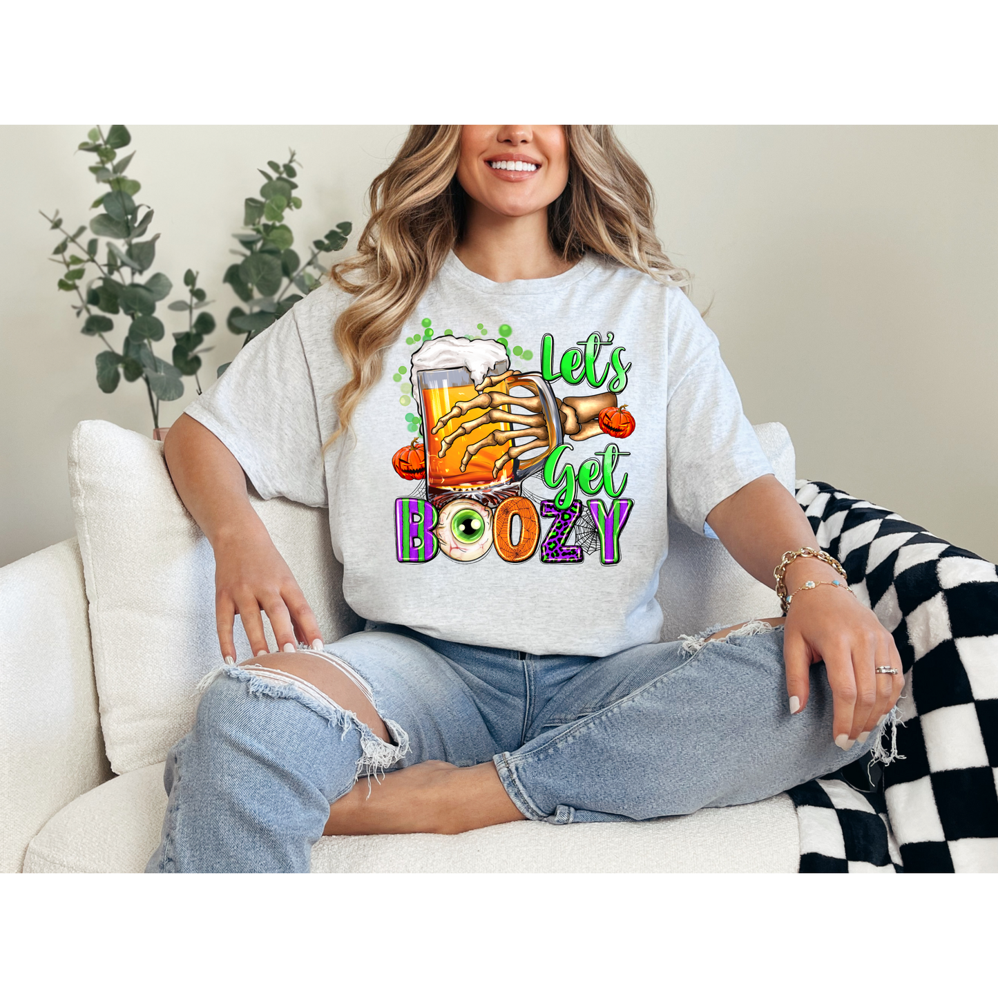Here For The Boos Shirt | Spooky Tees | Halloween Tees | DTF Designs