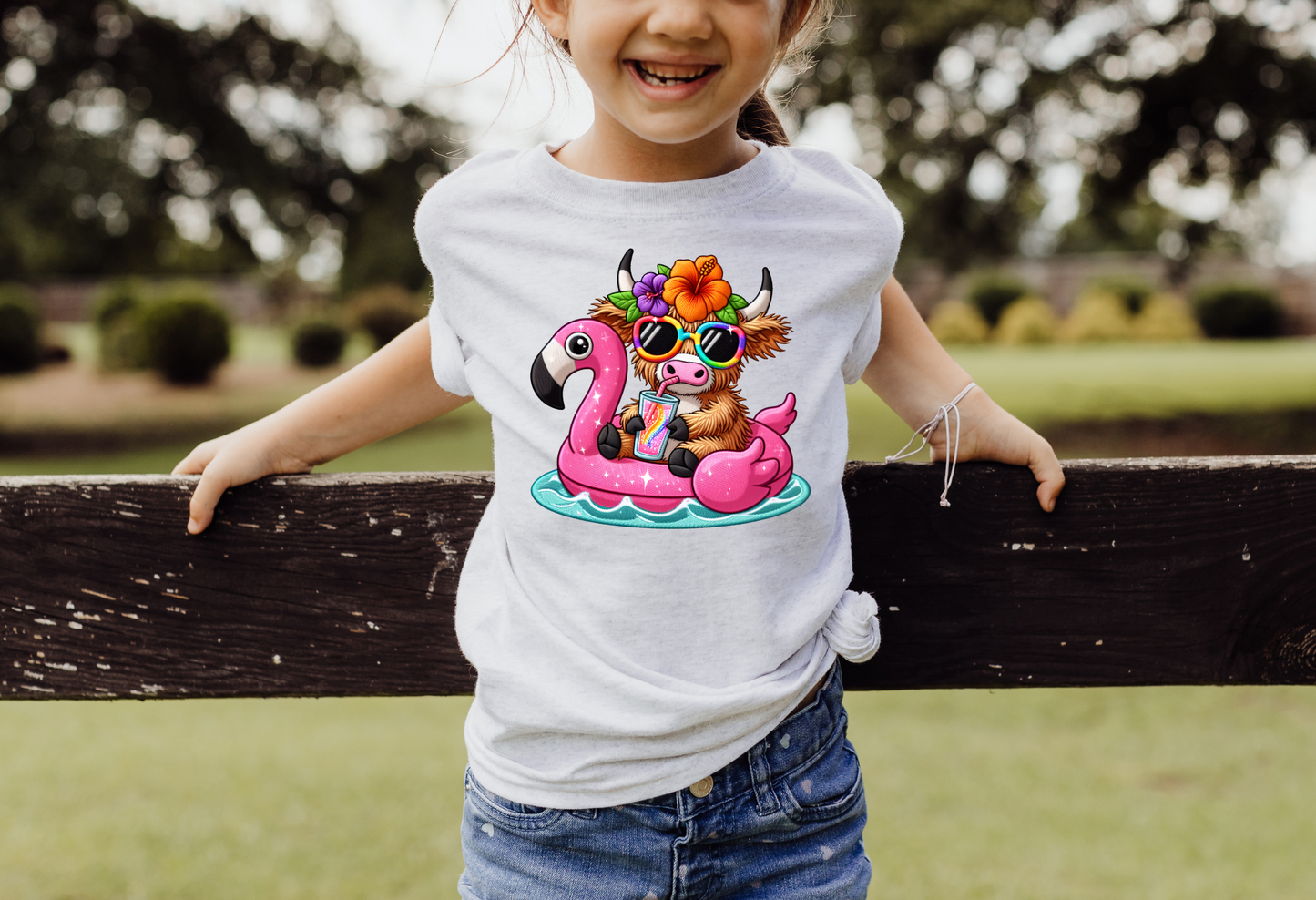 Kids Summer Vibes | Seashells | Strawberry Goose | Strawberry Bows | Sublimation Tees