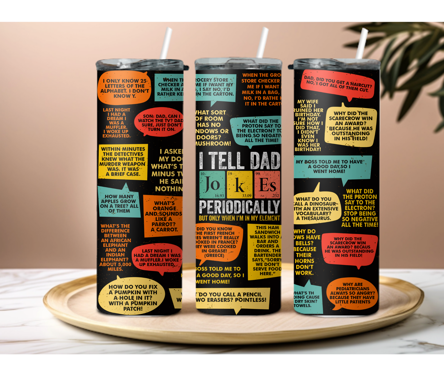 Father's Day Tumblers | Tumblers for Dad | 20oz Sublimation Tumblers