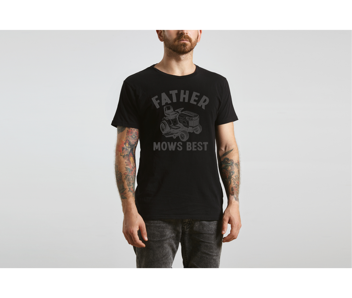 Father Mows Best | Father's Day Tees | Funny Tees | DTF Design