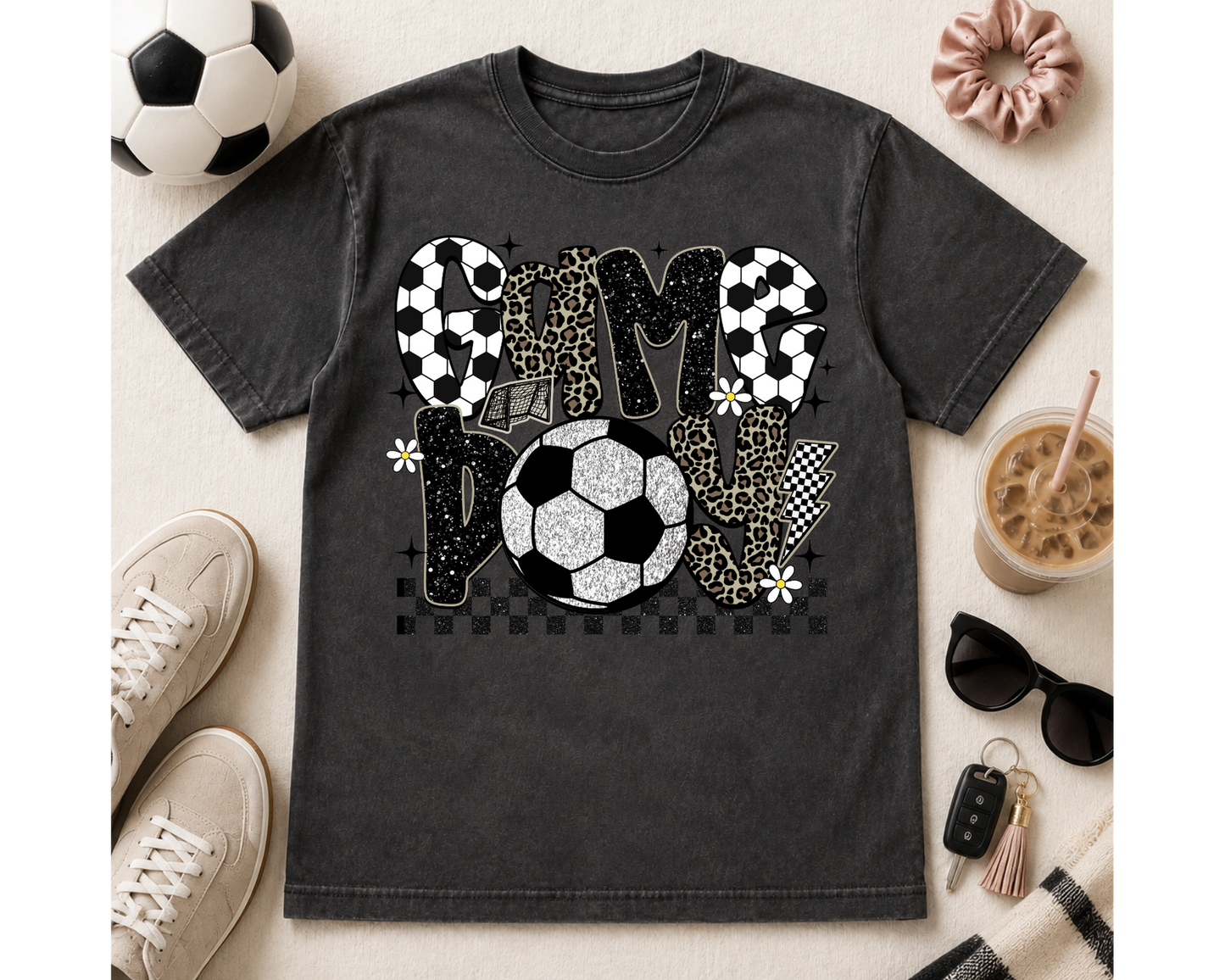 Soccer Mom T-Shirt | Game Day Soccer Shirt | Soccer Mama Graphic Tee