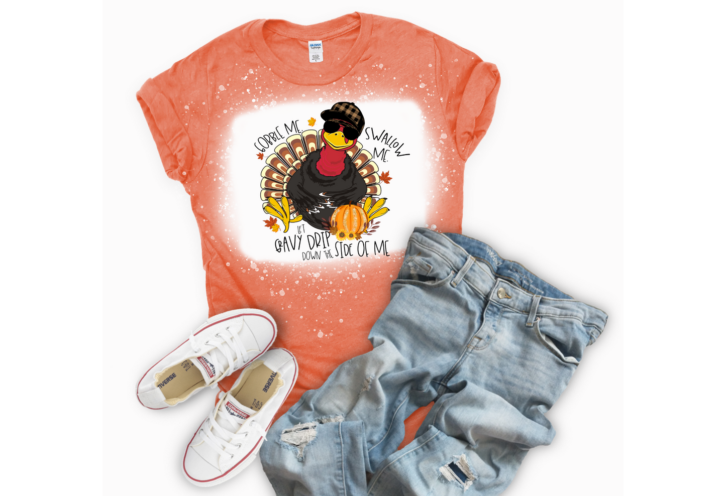 Thanksgiving T-Shirt | Gobble Me Swallow Me | Funny T-Shirts | Sublimation Shirts
