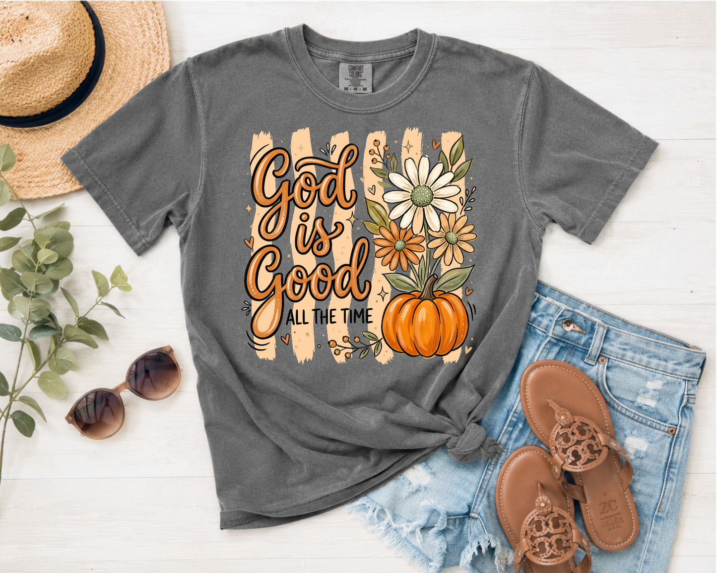 Faith & Fall Christian Graphic Tees | God Is Good + Reason to Praise