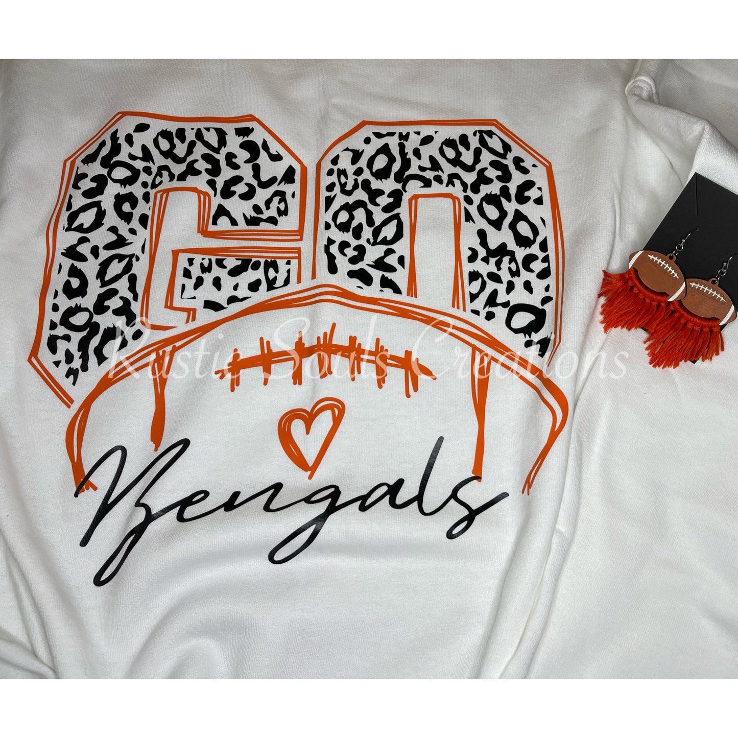 Football Shirt | GO TEAM | Cheetah Football Sweater | Go Custom Cheetah Football | Go Team Mascot School | Sublimation Shirts
