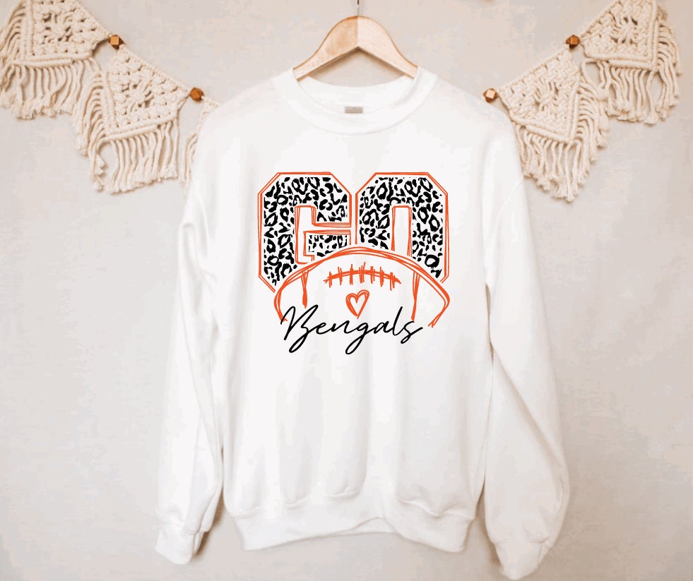 Football Shirt | GO TEAM | Cheetah Football Sweater | Go Custom Cheetah Football | Go Team Mascot School | Sublimation Shirts