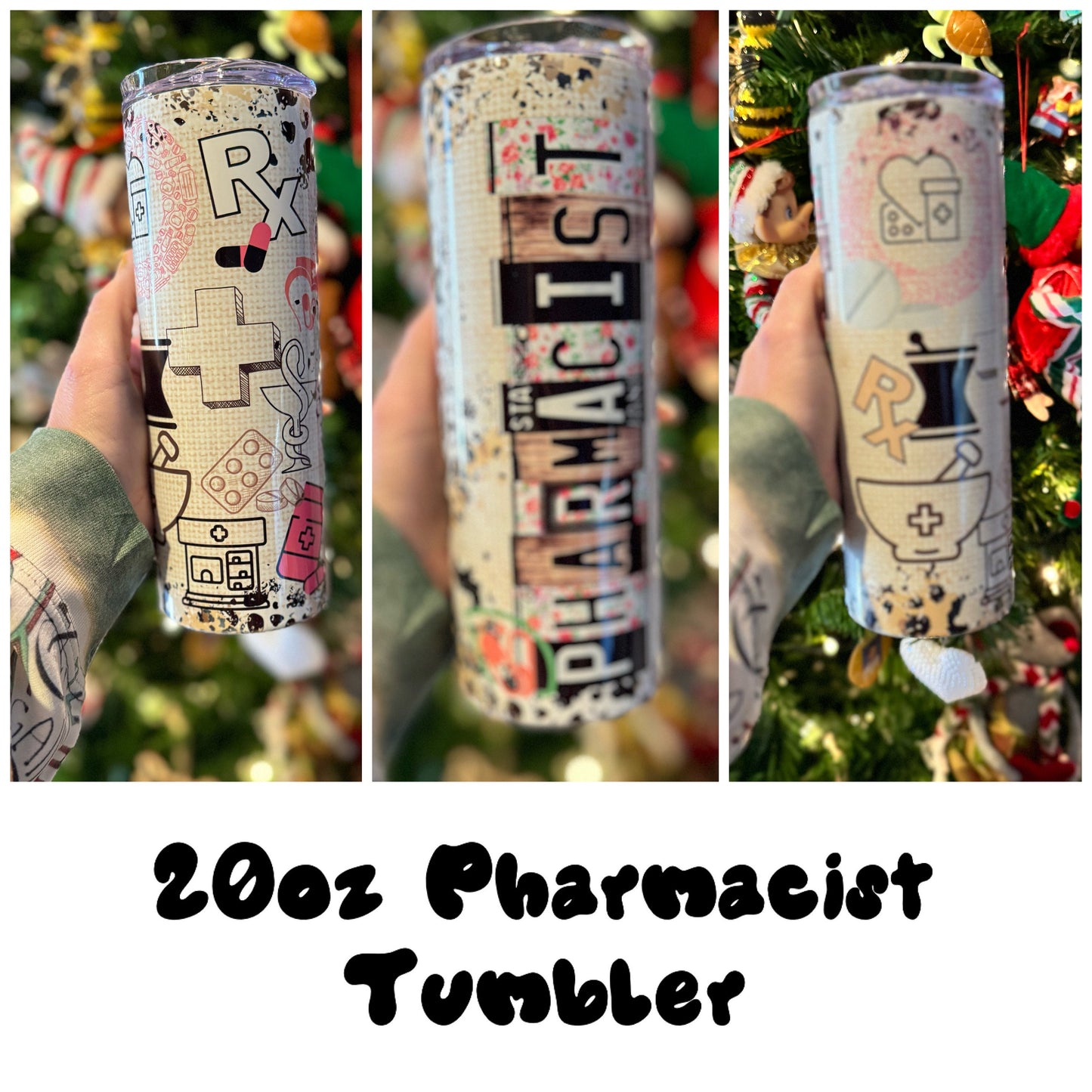Pharmacist Tumblers | 20oz Straight Tumblers | Pharmacist Gift