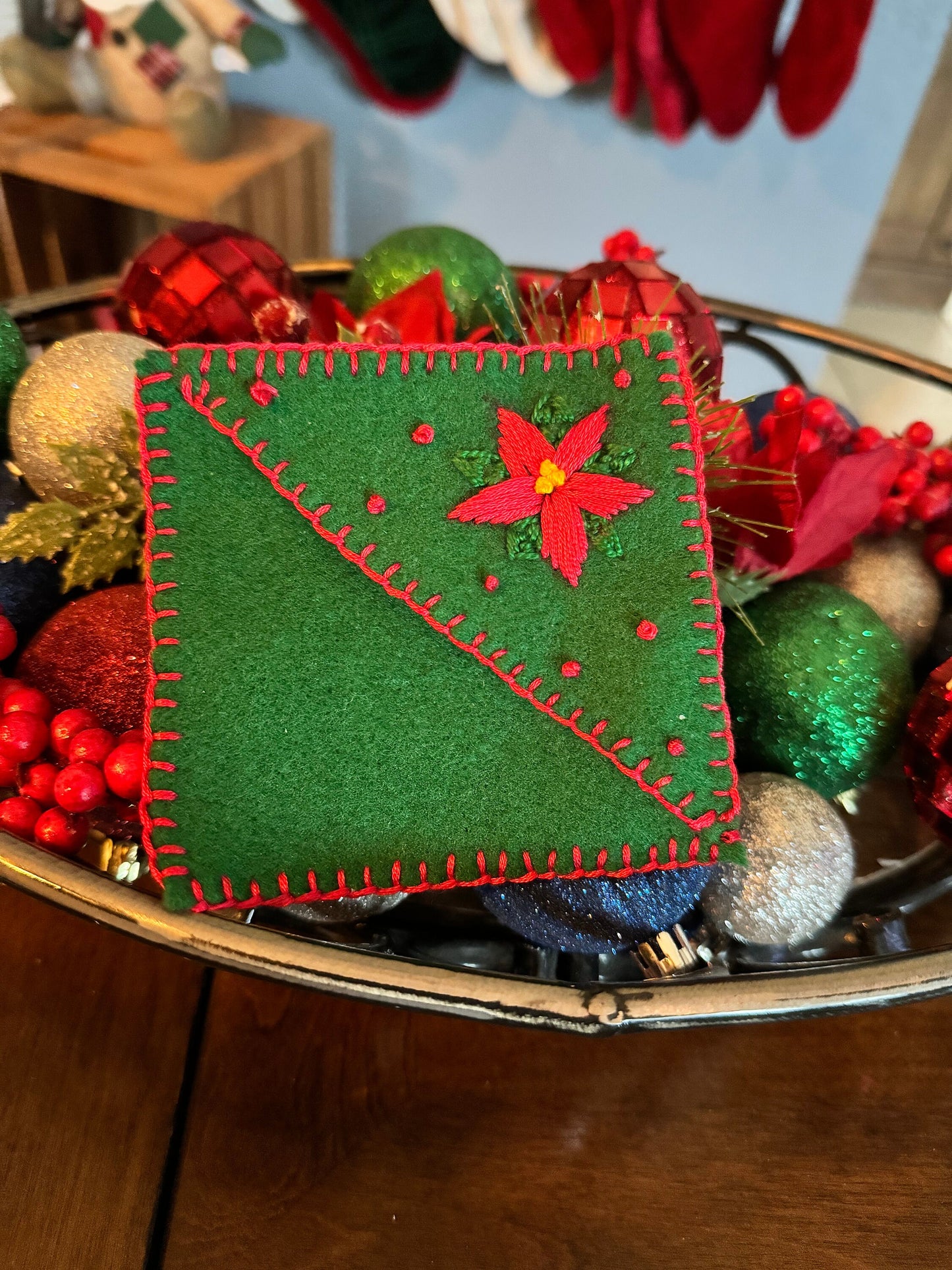Hand Stitched Bookmarks | Christmas Bookmarks | Custom Bookmarks
