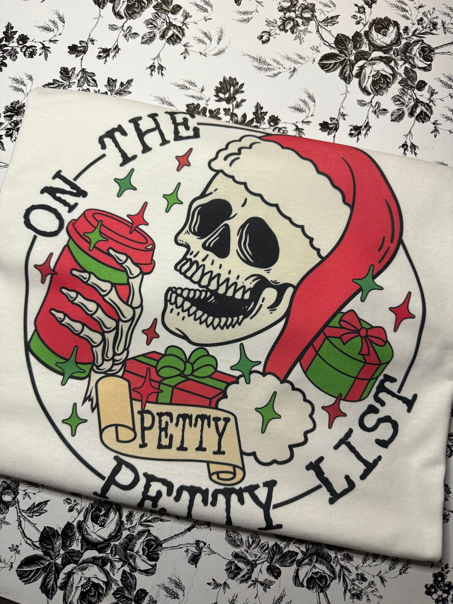 Christmas Sweater | On The Petty List | Funny Christmas Shirts | Sublimation Shirts
