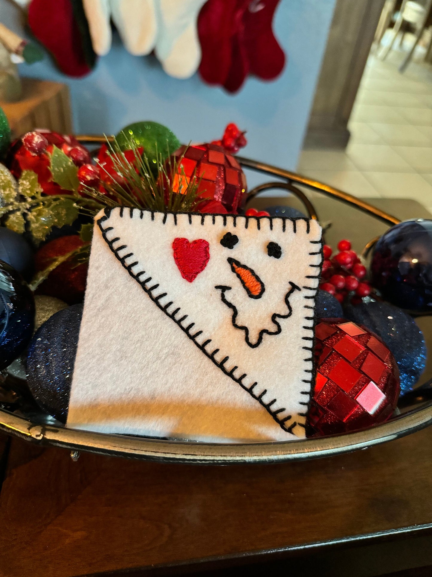 Hand Stitched Bookmarks | Christmas Bookmarks | Custom Bookmarks