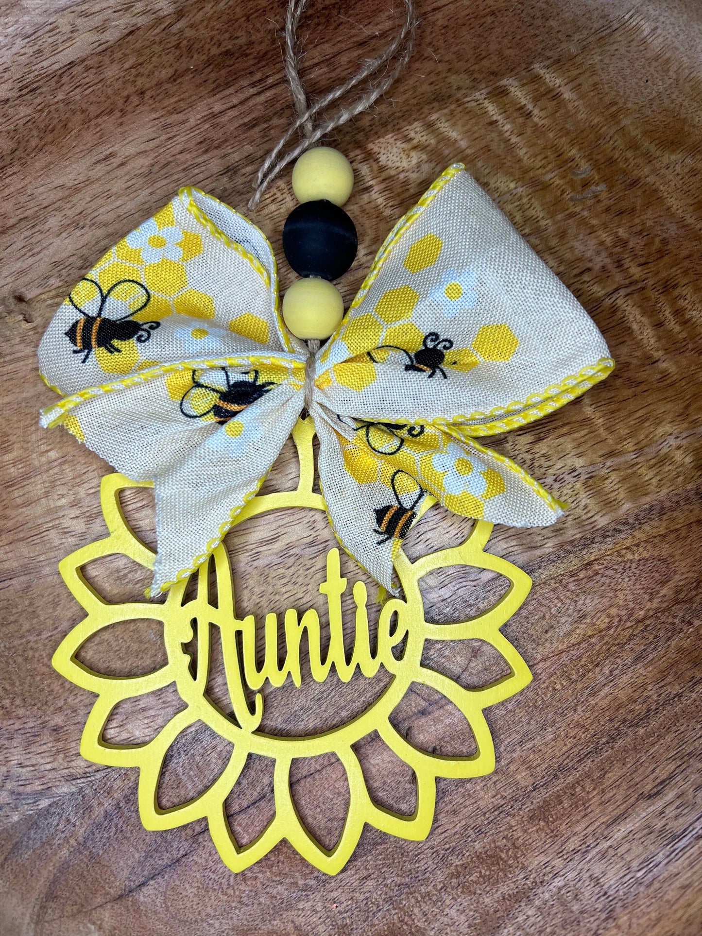 Mama Car Charm | Sunflower Car Charm | Car Accessories | Perfect Gift