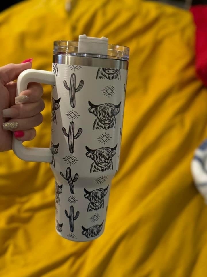 Sunflower Tumbler | 40oz Tumblers | Christmas Tumblers | Perfect Gift | Cow Tumblers