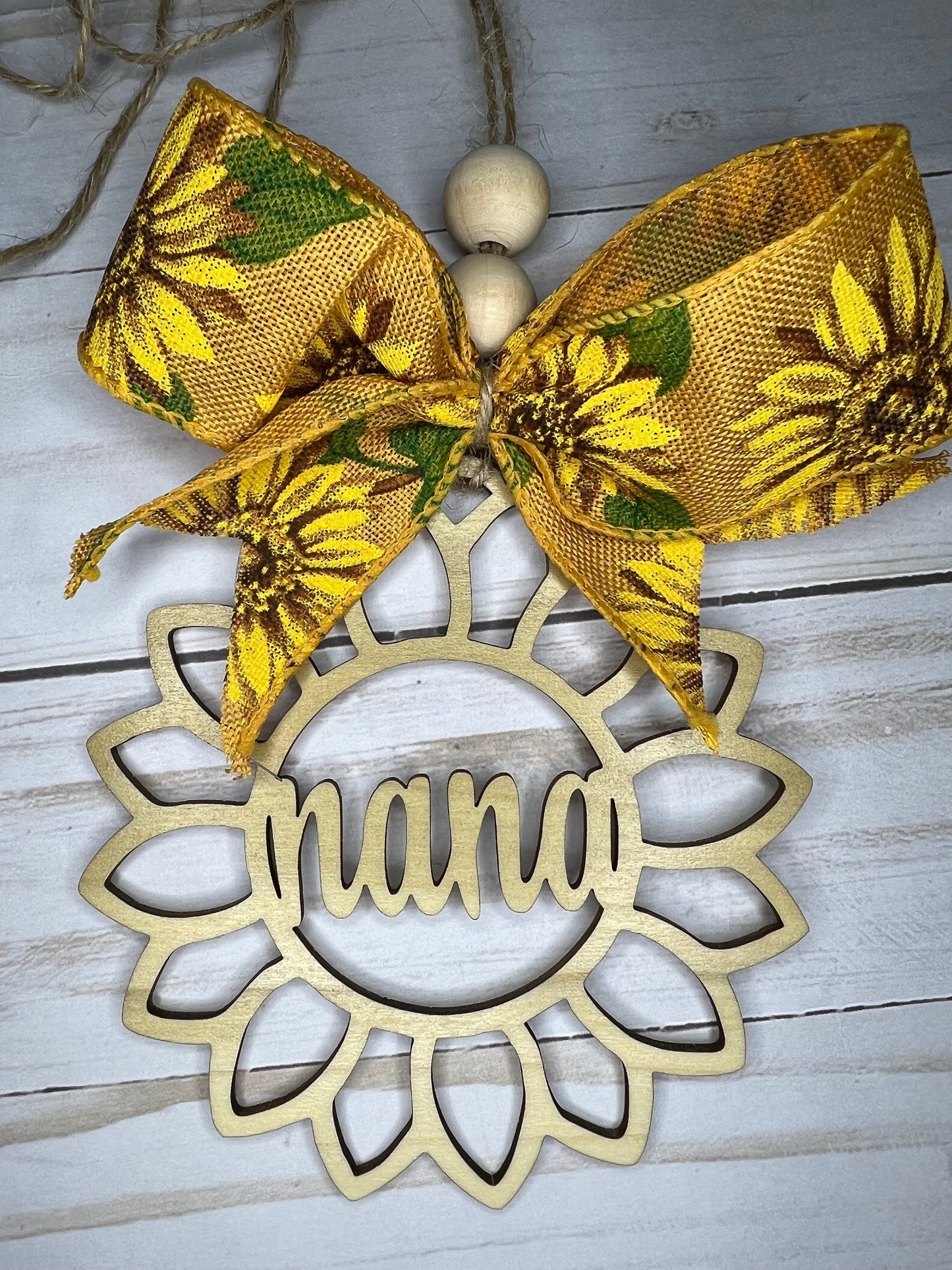 Mama Car Charm | Sunflower Car Charm | Car Accessories | Perfect Gift