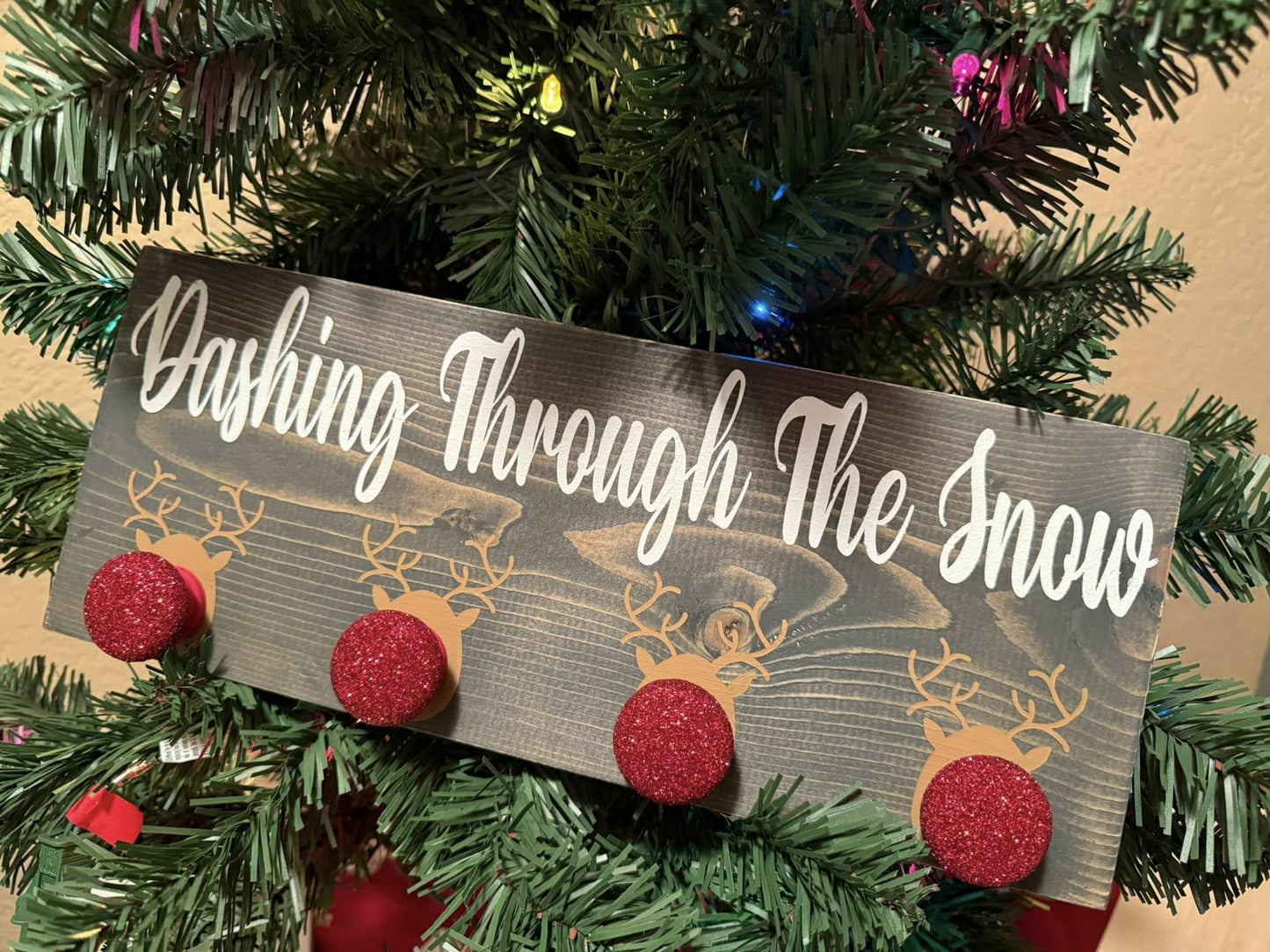 Christmas Stocking Holder || Reindeer Stocking Holder || Rudolph Stocking Sign || Read Description Please