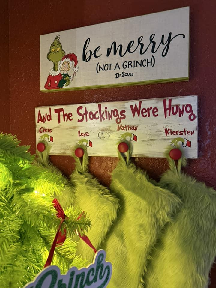 And The Stockings Were Hung | Christmas Stocking Holder | Family Stocking Holder || Read Description Please