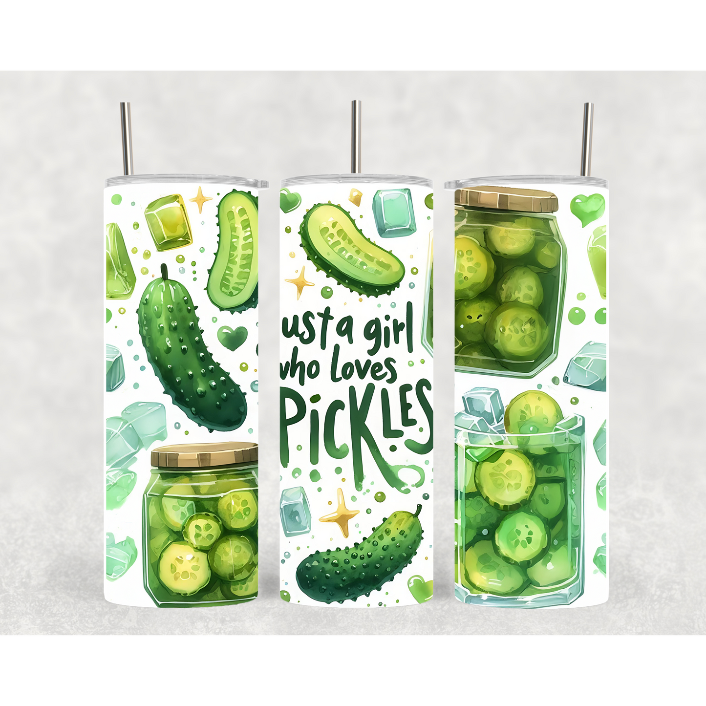 Just A Girl Who Loves | Cute Tumblers | 20oz Tumblers