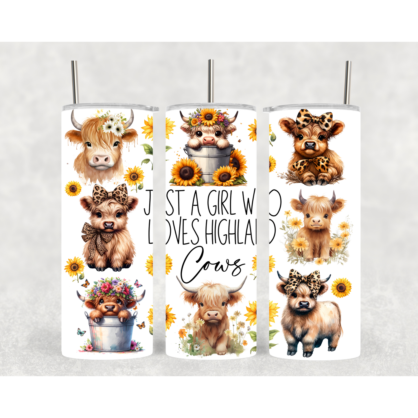 Just A Girl Who Loves | Cute Tumblers | 20oz Tumblers
