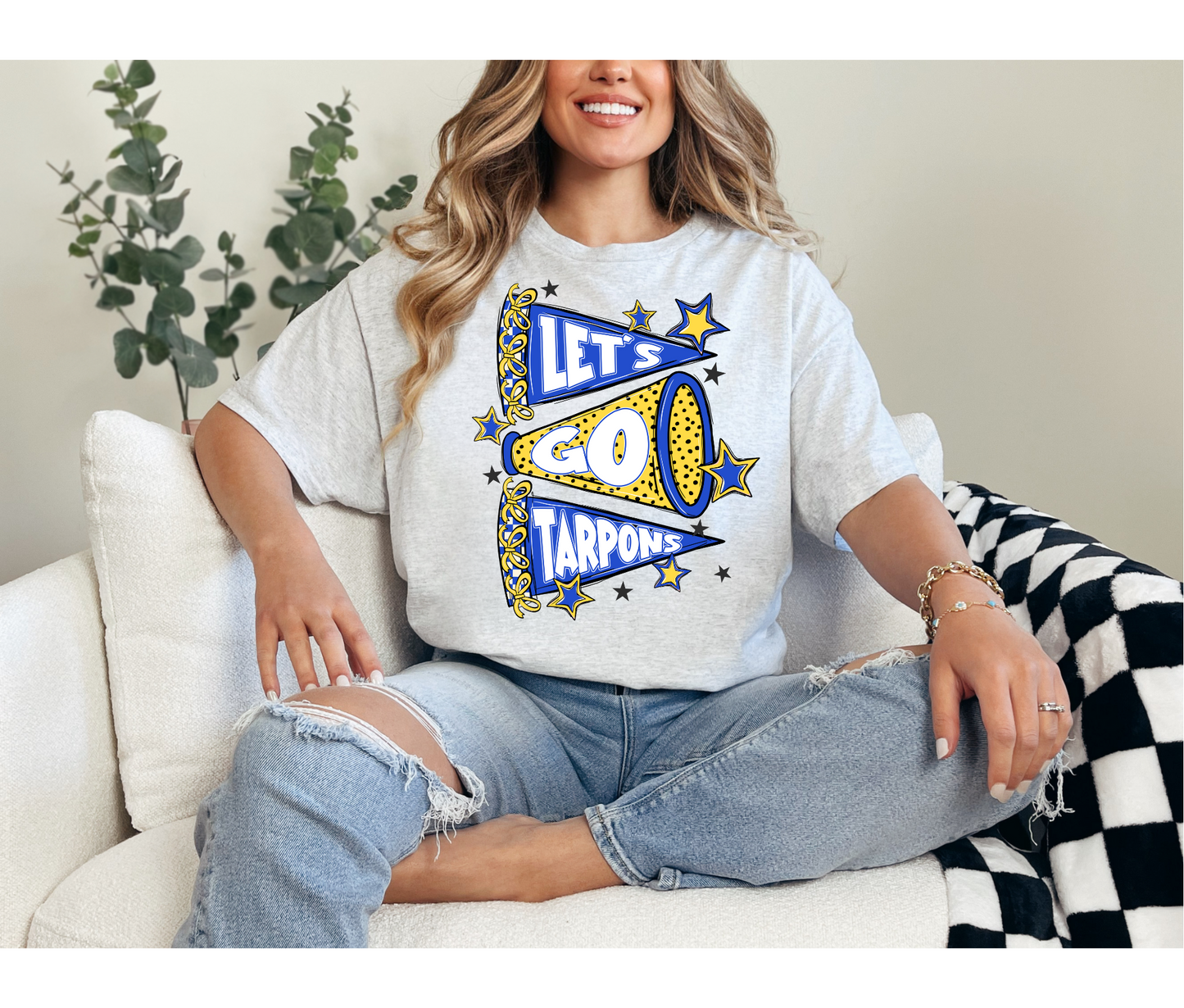 Let's Go Team Tees | Let's Go School Spirit | Let's Go Sports Team | DTF Designs